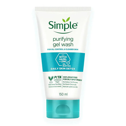 Simple Daily Skin Detox Purifying Facial Wash 150ml